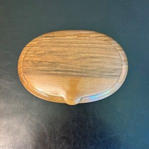 VIntage (80's) Fendi Carved Wood Bean Evening Bag